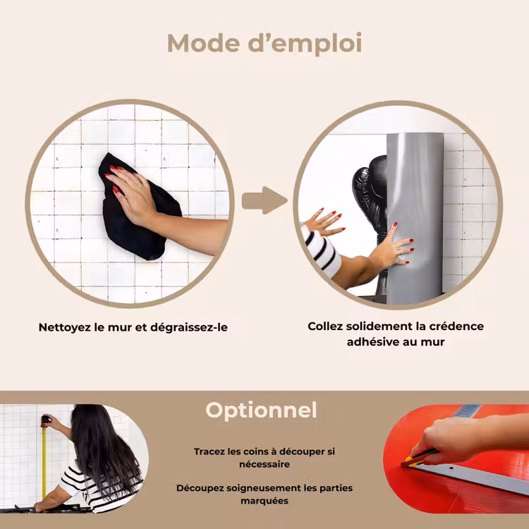 Fond de hotte - Gant de boxe - Noir - Main — 6