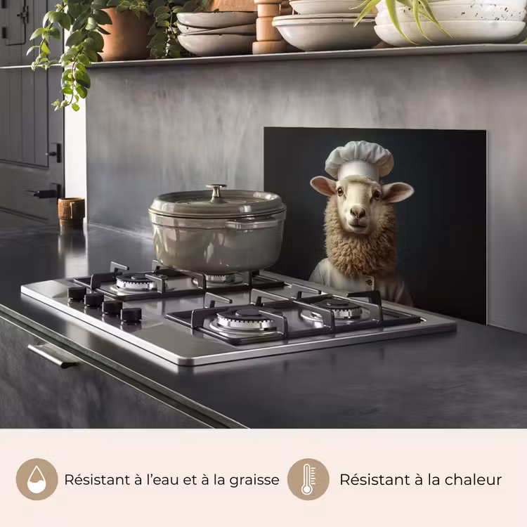 Fond de hotte - Mouton - Laine - Cuisine — 2
