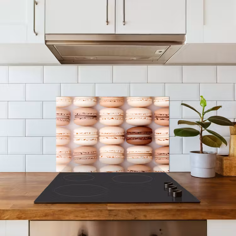 Fond de hotte - Macarons - Beige - Marron — 3