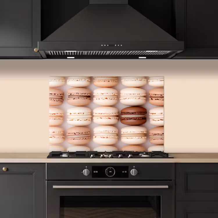 Fond de hotte - Macarons - Beige - Marron — 5