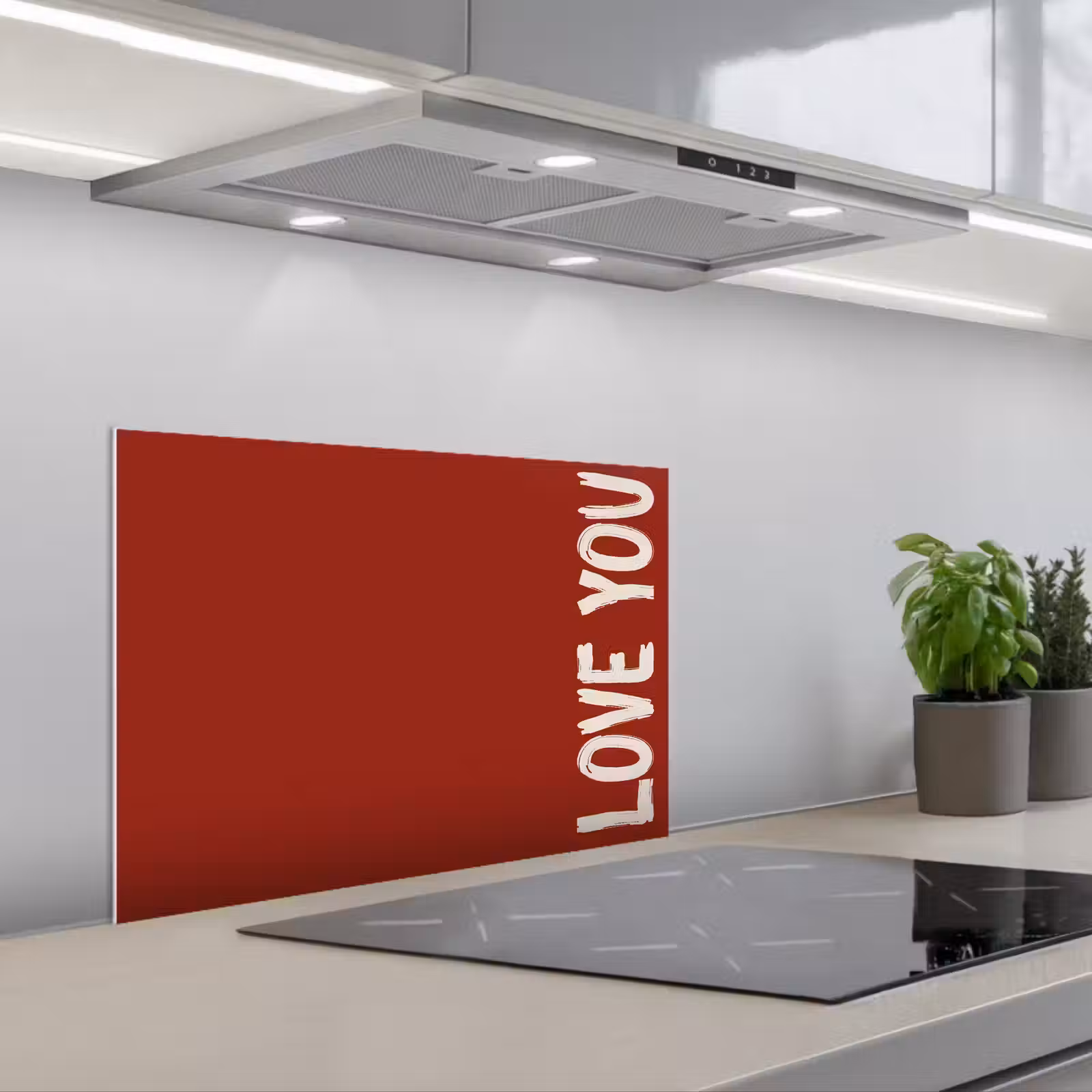 Fond de hotte - Slant - Loveyou - Rouge — 1