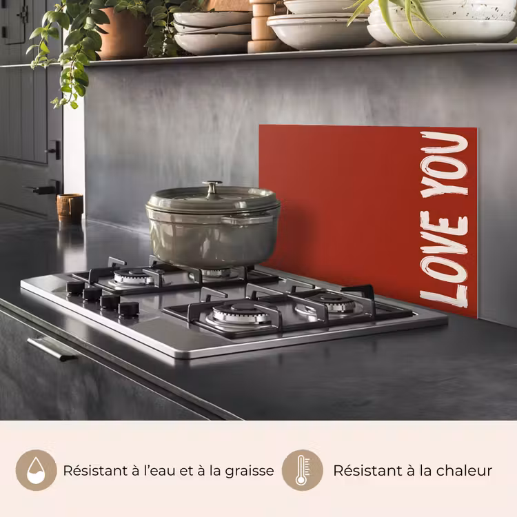Fond de hotte - Slant - Loveyou - Rouge — 2