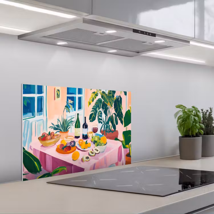 Fond de hotte - Table - Vin - Fruits — 1