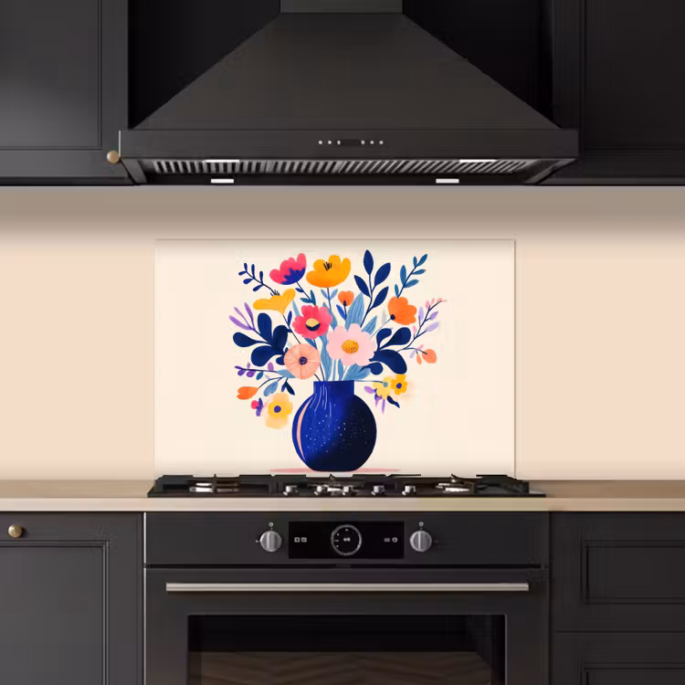 Fond de hotte - Vase - Fleurs - Bouquet — 5