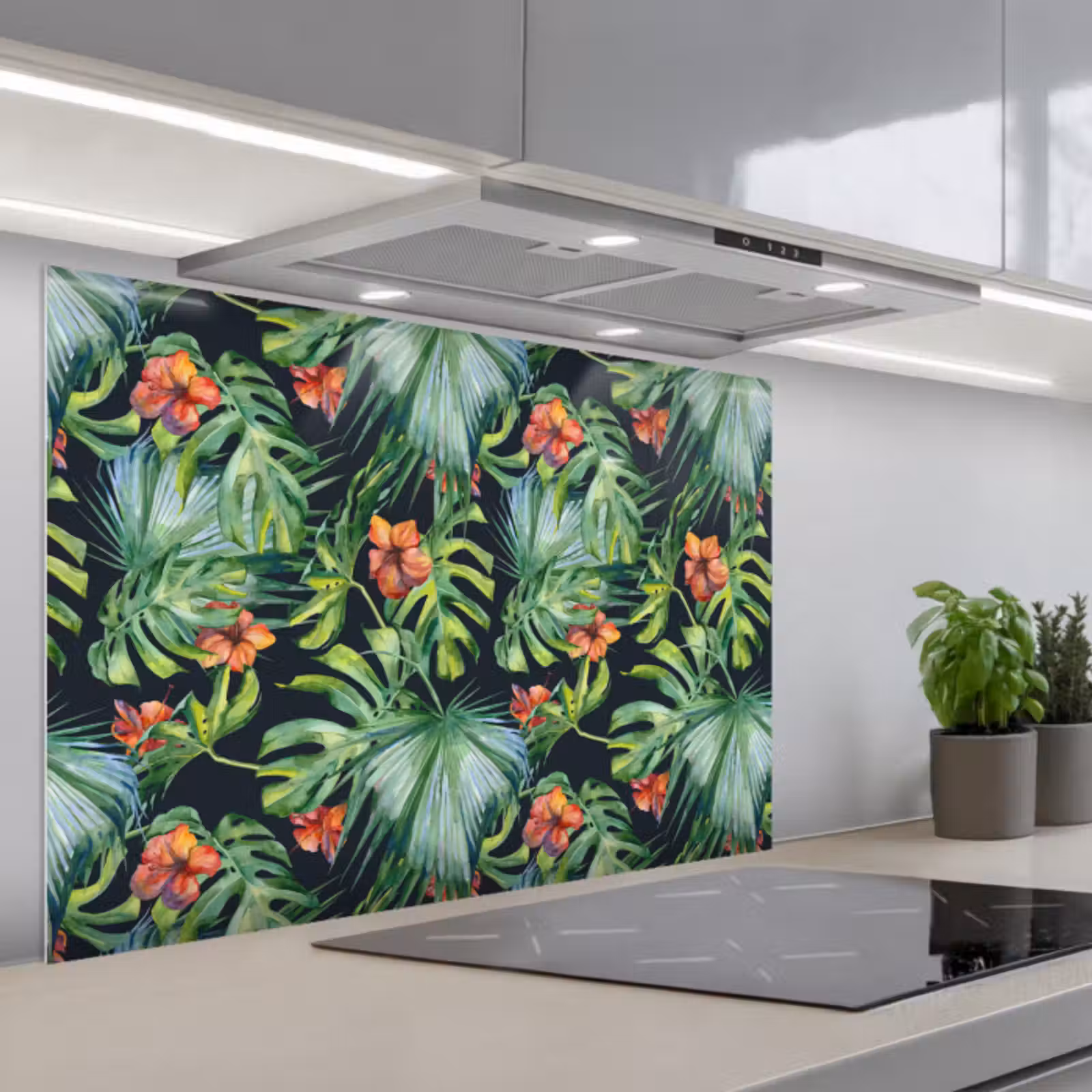 Fond de hotte - Monstera - Jungle - Feuilles — 1