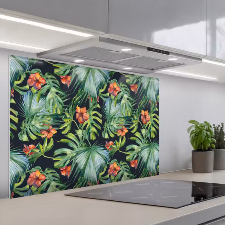 Fond de hotte - Monstera - Jungle - Feuilles — 1