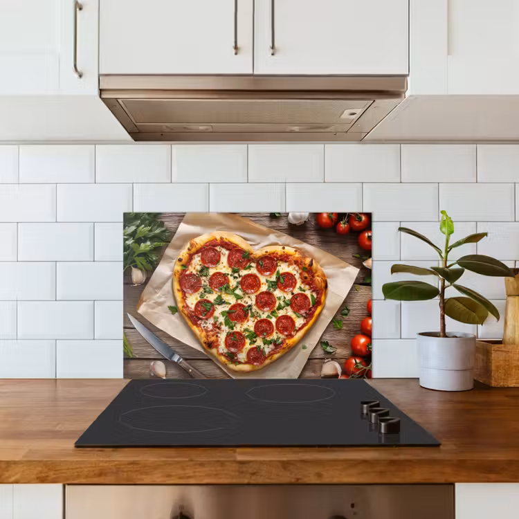 Fond de hotte - Pizza - Coeur - Pepperoni - Tomate — 3