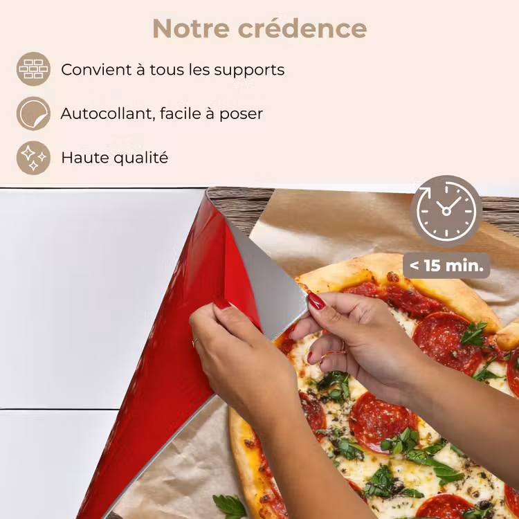 Fond de hotte - Pizza - Coeur - Pepperoni - Tomate — 4