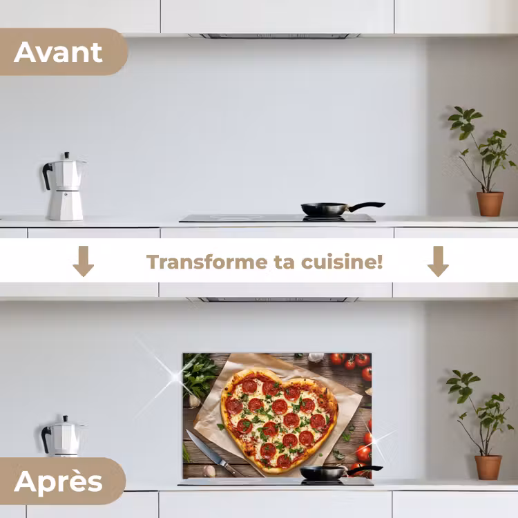 Fond de hotte - Pizza - Coeur - Pepperoni - Tomate — 7