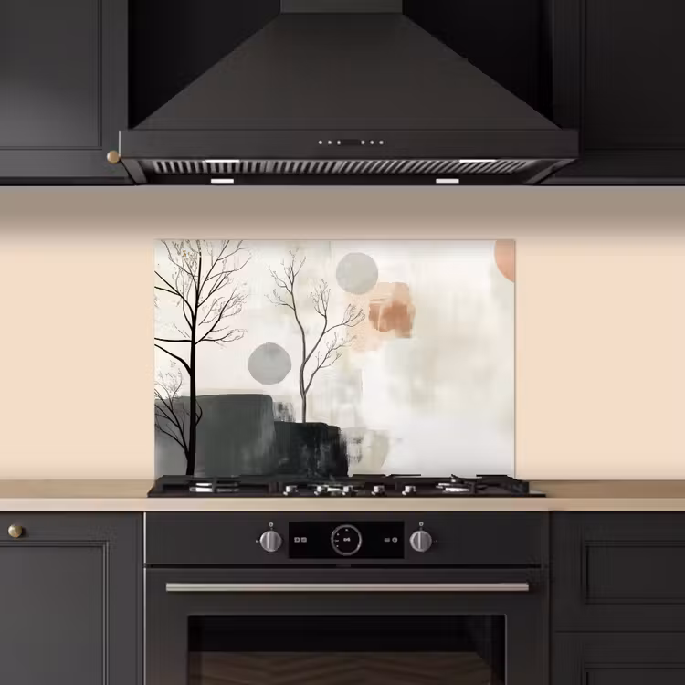 Fond de hotte - Wabi sabi - Beige - Plante — 5