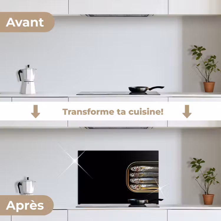 Fond de hotte - Sardines - Boîte - Noir - Poisson — 7