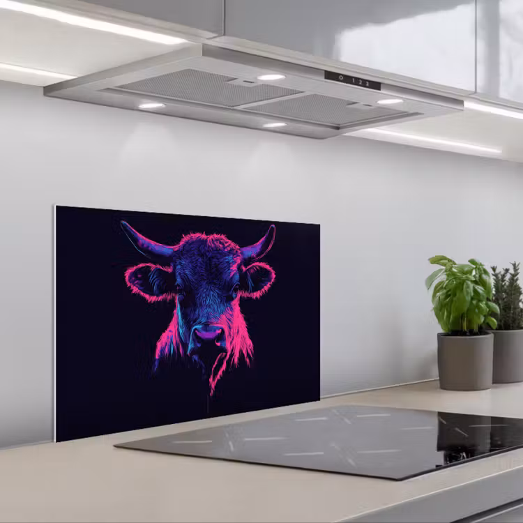 Fond de hotte - Taurus - Néon - Noir - Couleur — 1