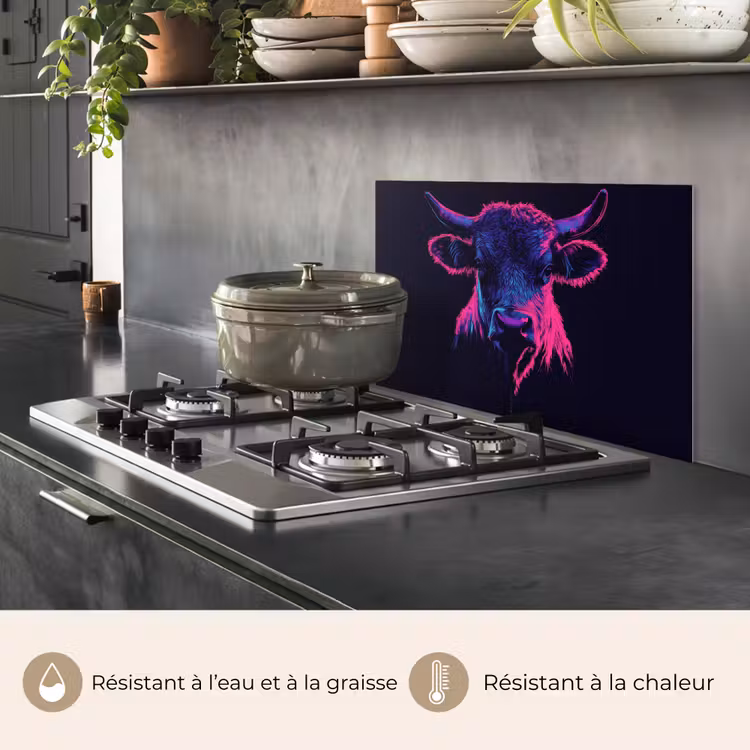 Fond de hotte - Taurus - Néon - Noir - Couleur — 2