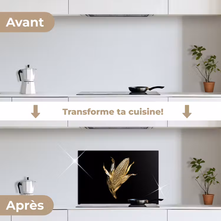 Fond de hotte - Maïs - Aliments - Or - Noir — 7