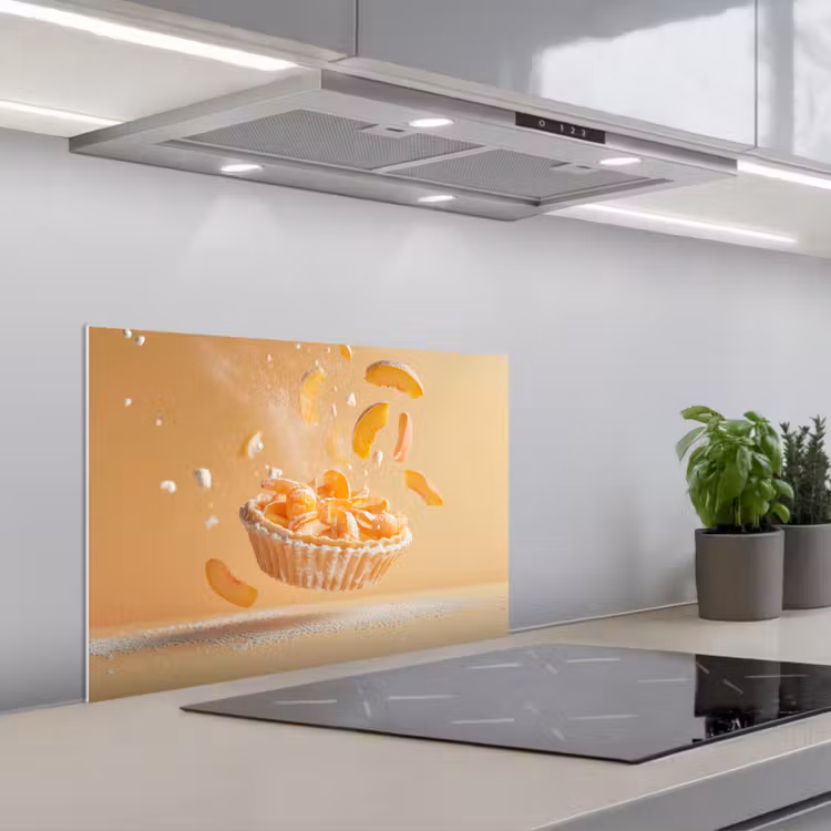 Fond de hotte - Pêche - Aliments - Gâteau - Orange — 1