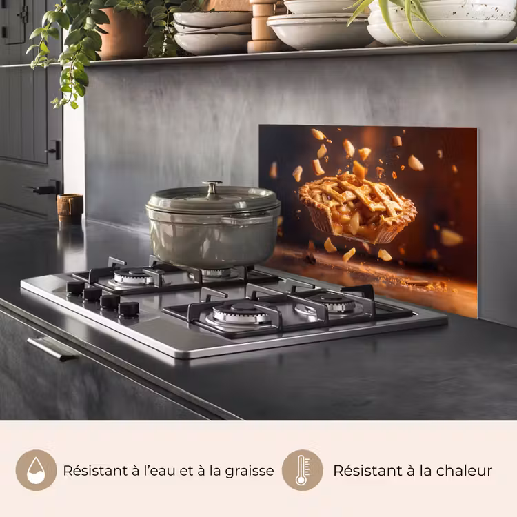 Fond de hotte - Pommes - Tarte - Chaud - Aliments — 2