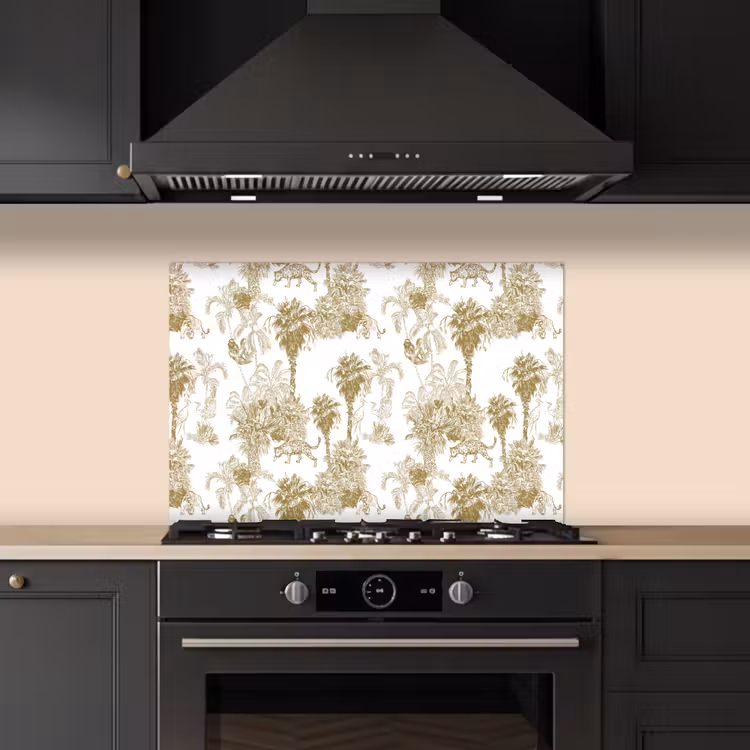 Fond de hotte - Jungle - Abstrait - Beige — 5