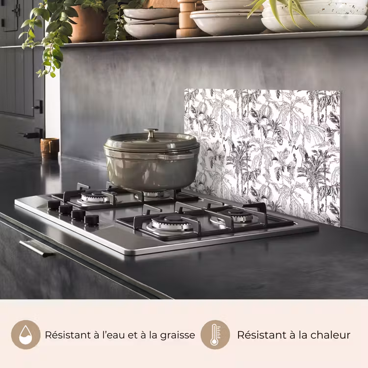 Fond de hotte - Tigre - jungle - gris — 2