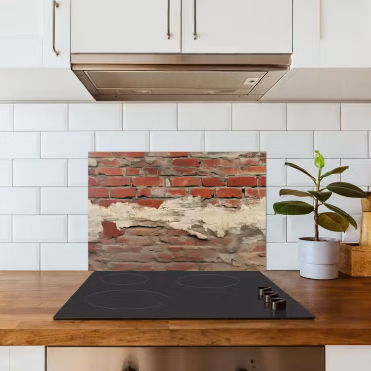 Fond de hotte - Mur - Brick - Weathered — 3