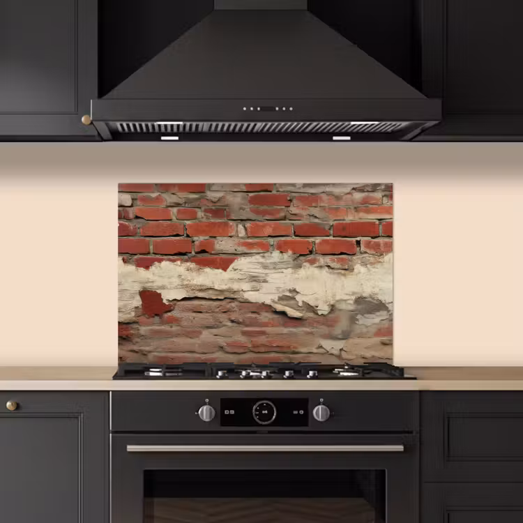 Fond de hotte - Mur - Brick - Weathered — 5