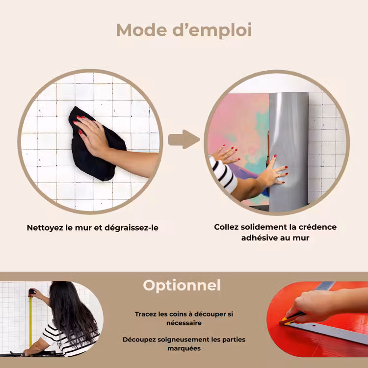 Fond de hotte - Rouge à lèvres - Rouge - Coups de pinceau — 6