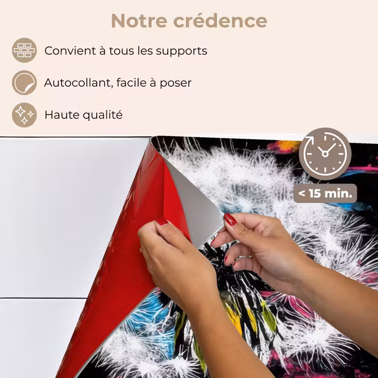 Fond de hotte - Street art - Coloré - Mur — 4