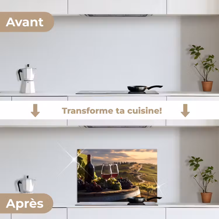 Fond de hotte - Vin - Raisins - Collines - Paysage — 7