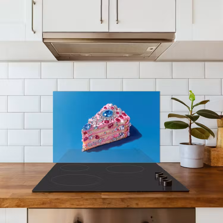 Fond de hotte - Gâteau - Pierres précieuses - Paillettes - Rose — 3