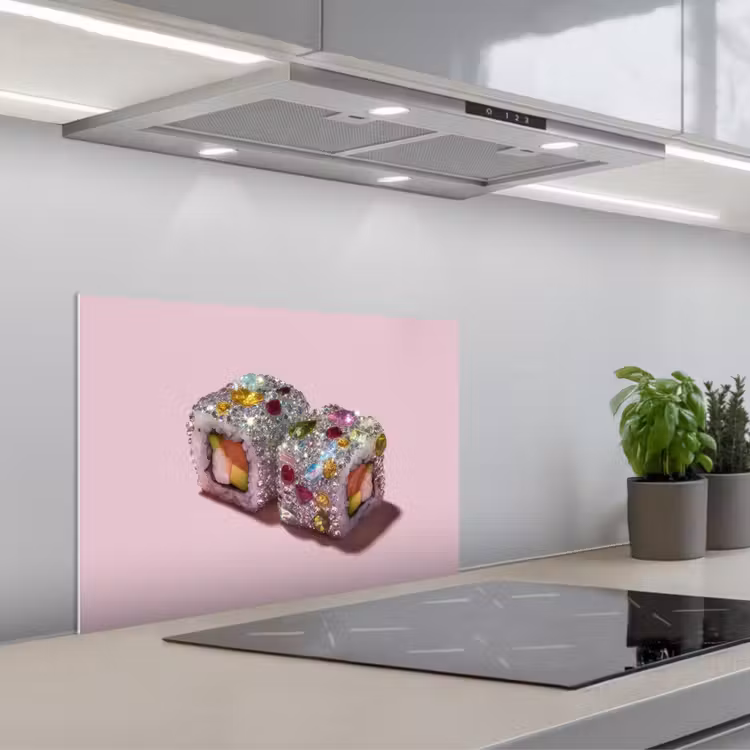 Fond de hotte - Sushi - Rouleaux - Pierres - Coloré — 1
