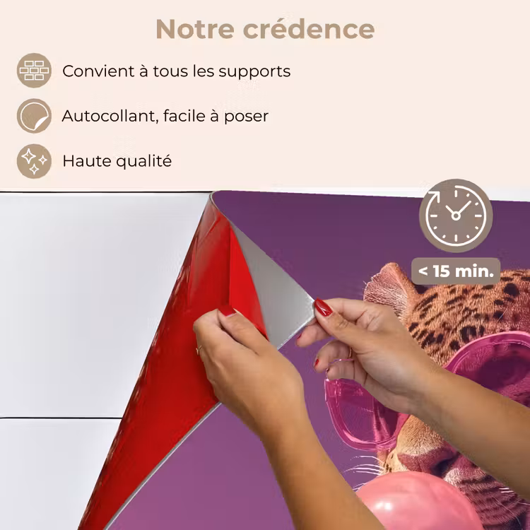 Fond de hotte - Panther - Lunettes de soleil - Chewing Gum Bubble - Rose — 4