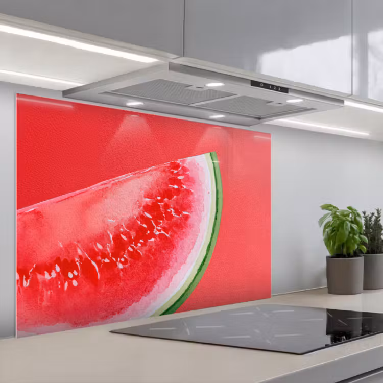 Fond de hotte - Pastèque - Rouge - Été — 1