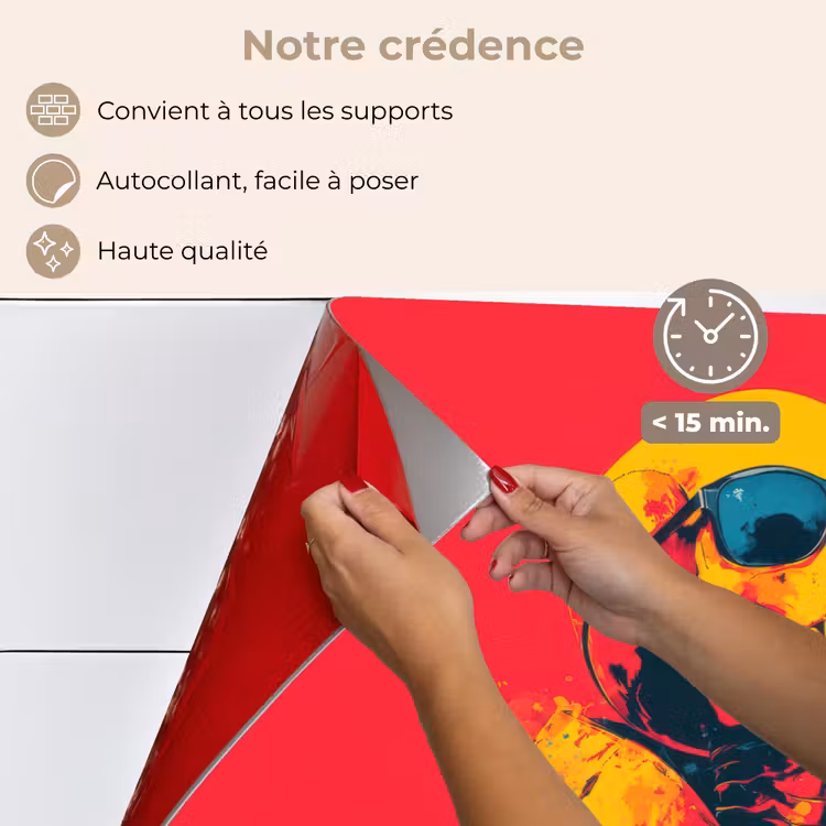 Fond de hotte - Lunettes de soleil - Skull - Veste - Rouge — 4