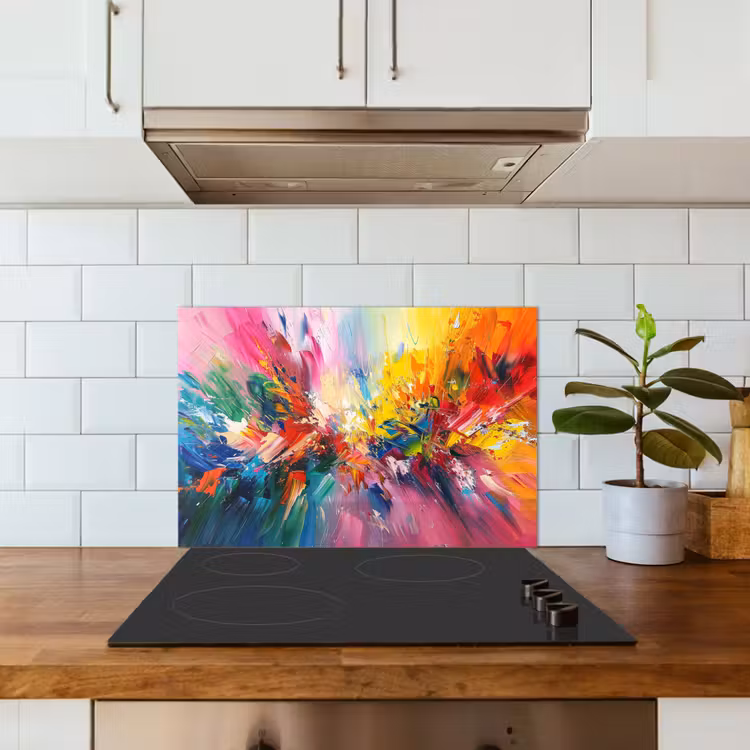 Fond de hotte - Peinture - Couleurs - Explosion — 3