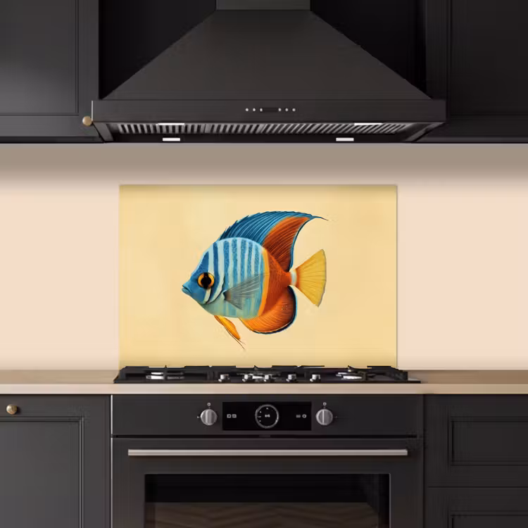 Fond de hotte - Poisson - Nageoires - Bleu - Yeux — 5