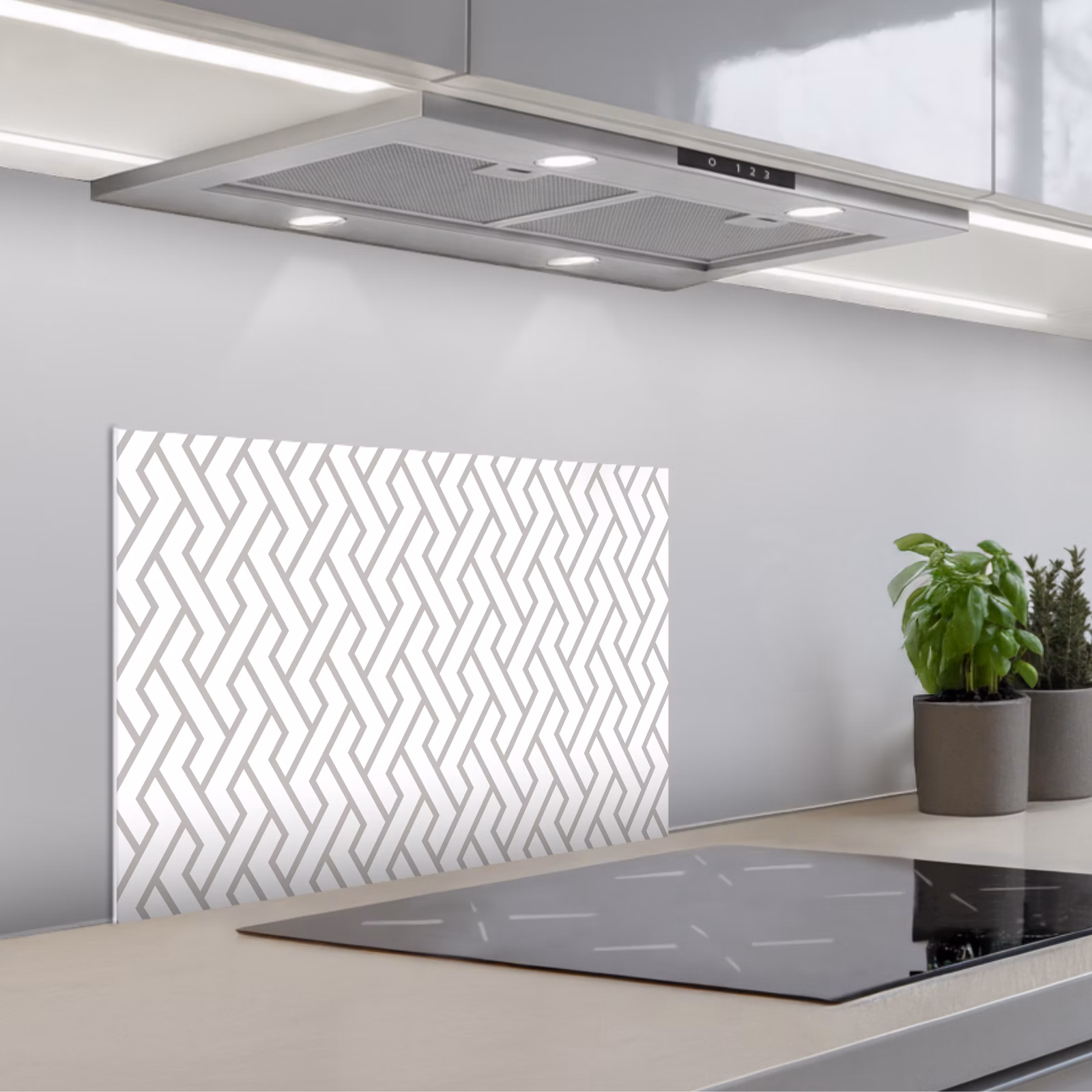 Fond de hotte - Graphique - Motif - Moderne - Ligne — 1
