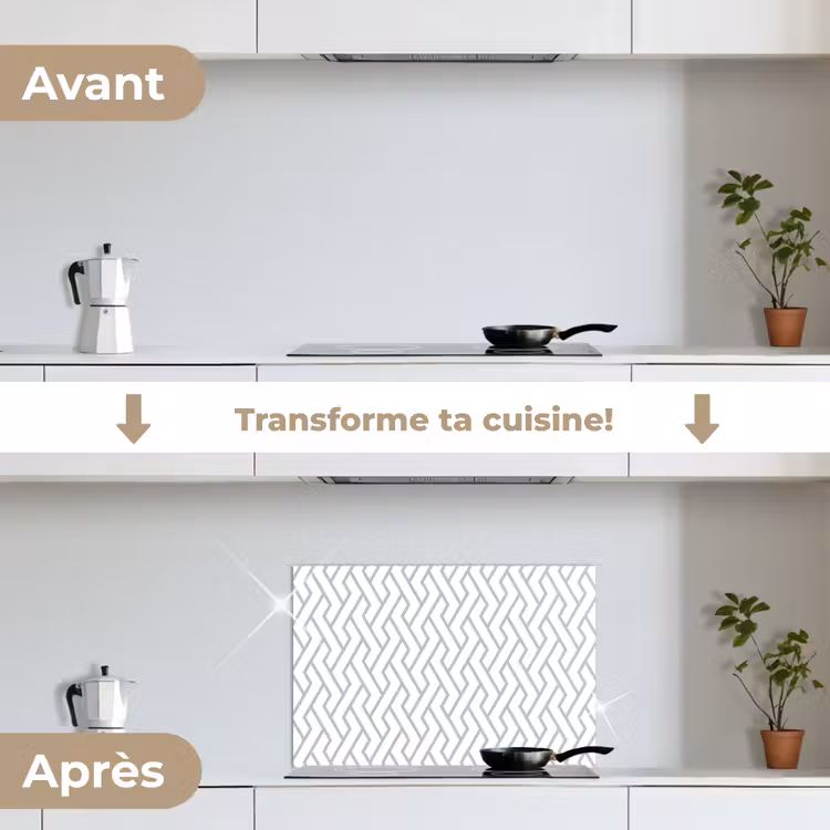 Fond de hotte - Graphique - Motif - Moderne - Ligne — 7