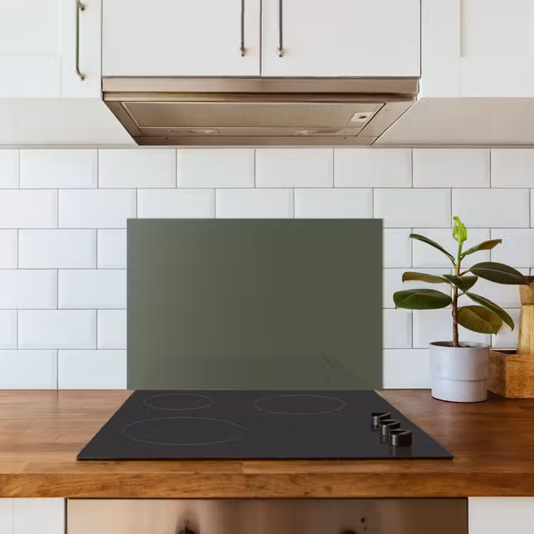 Fond de hotte - Vert - Couleur unie - Vert olive — 3