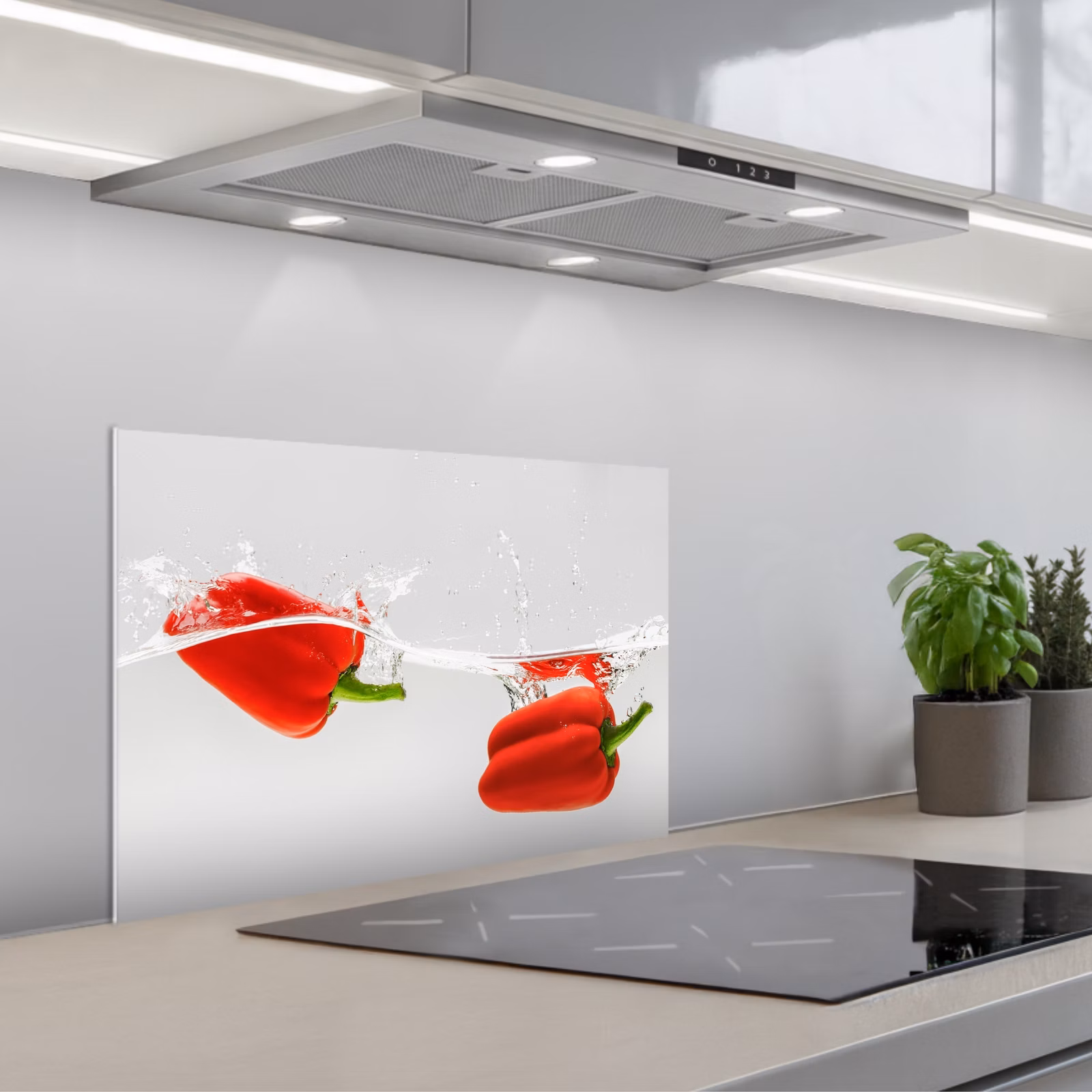 Fond de hotte - Splash - Légumes - Rouge — 1
