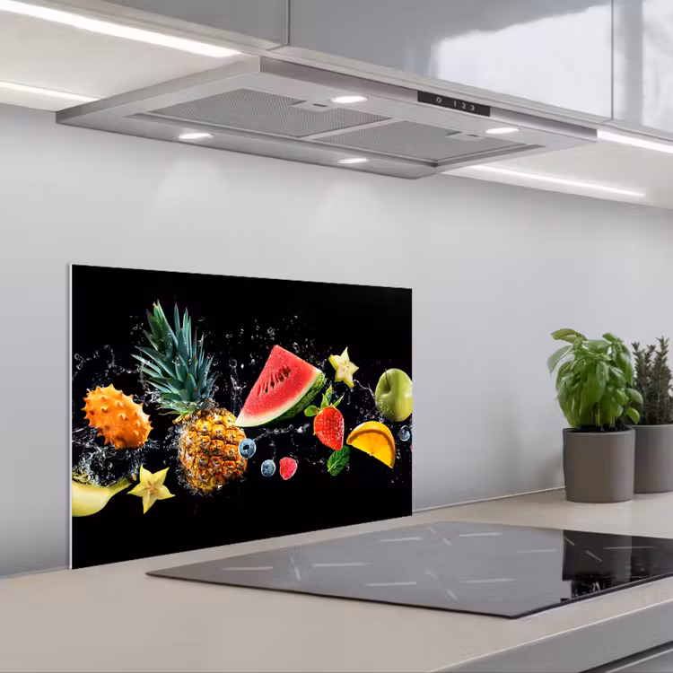 Fond de hotte - Splash - Fruit - Noir — 1