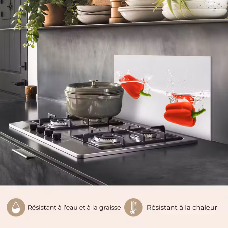 Fond de hotte - Splash - Légumes - Rouge — 2