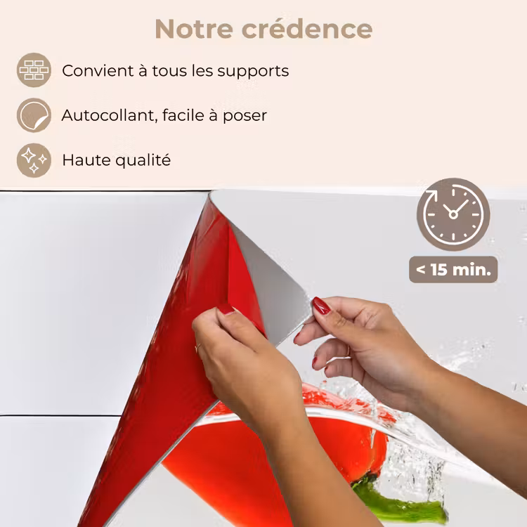 Fond de hotte - Splash - Légumes - Rouge — 4