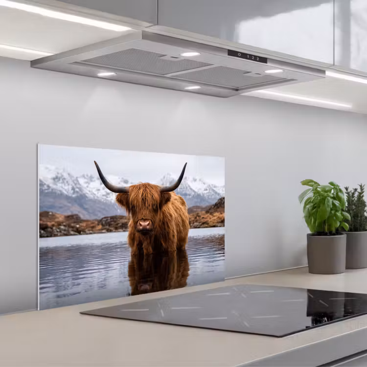 Fond de hotte - Highlander écossais - Marron - Eau — 1