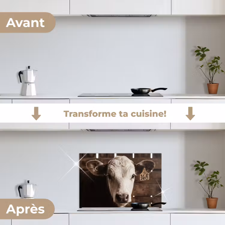 Fond de hotte - Veau - Earmark - Ecurie en bois — 7
