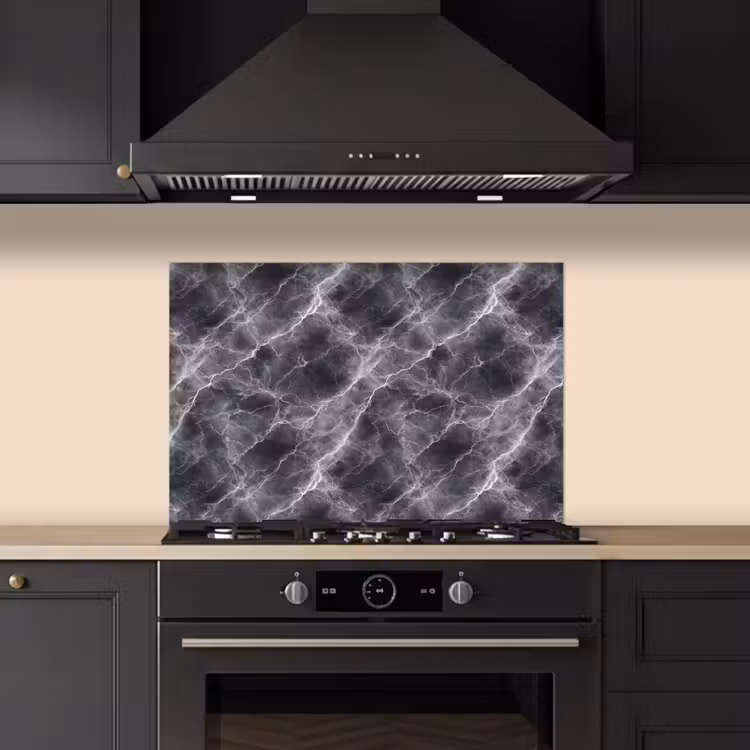 Fond de hotte - Gris foncé - Eclair - Marbre — 5