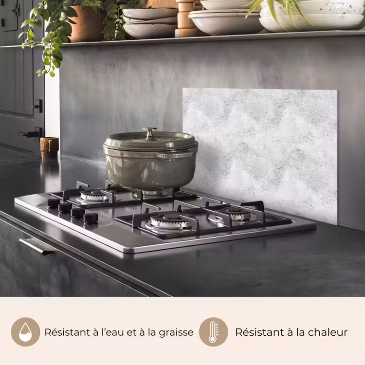 Fond de hotte - Gris clair - Brut - Subtil — 2