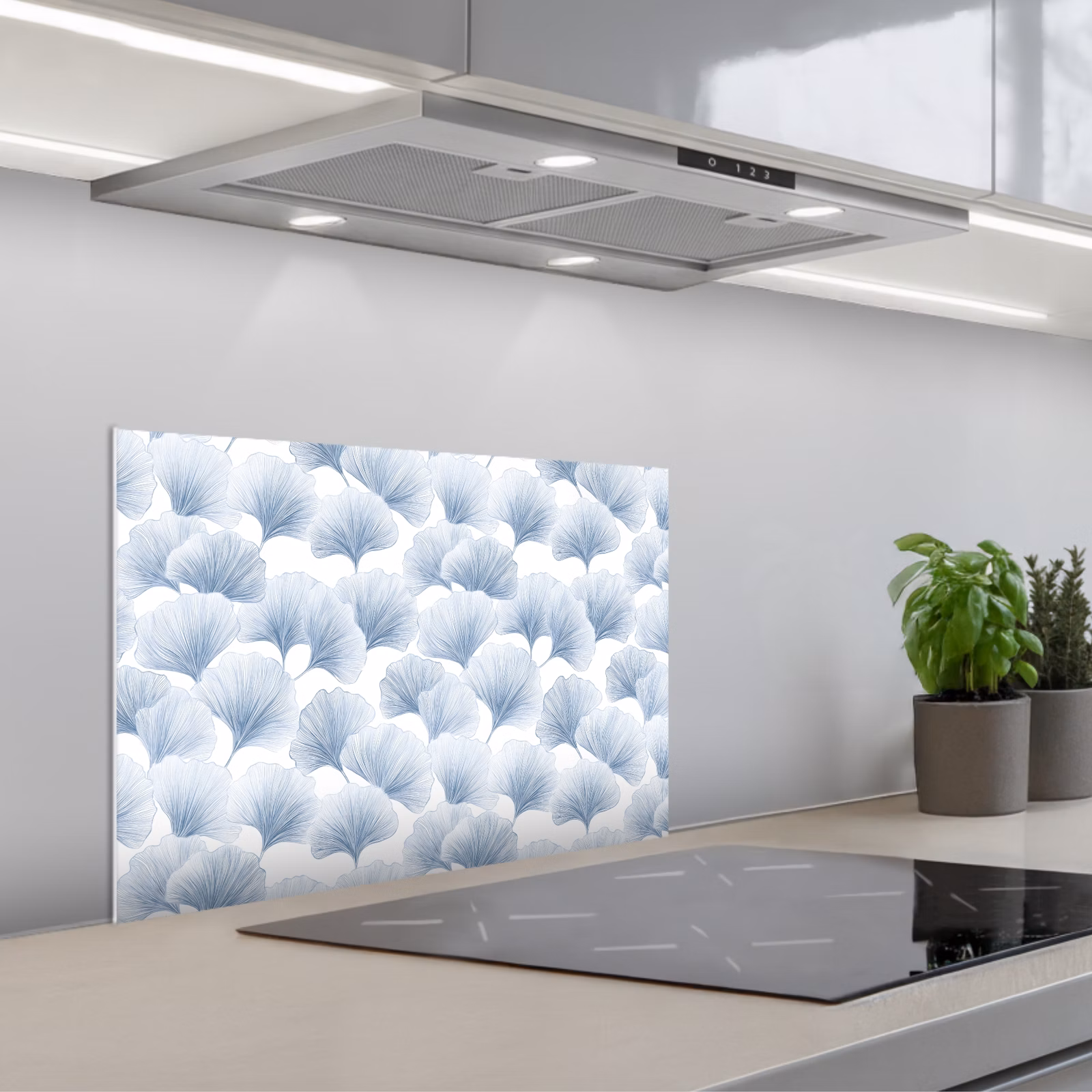 Fond de hotte - Ventilateur - Moderne - Bleu — 1