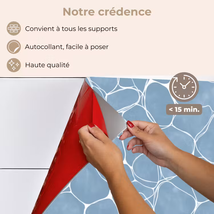 Fond de hotte - Organic - Motif - Bleu — 4