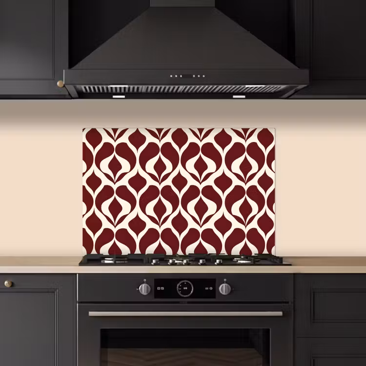 Fond de hotte - Rouge - Drop pattern - Graphic — 5