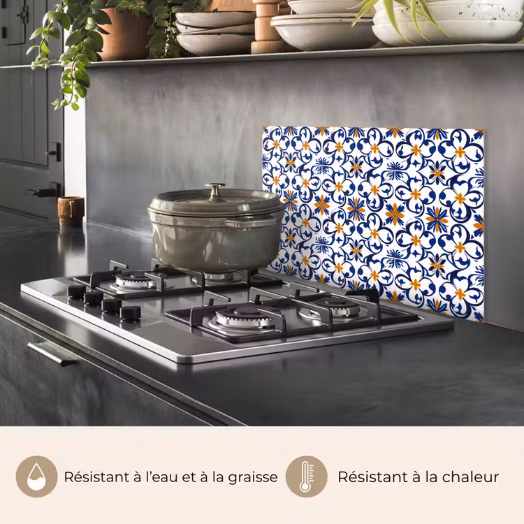 Fond de hotte - Motif - Moderne - Coloré — 2
