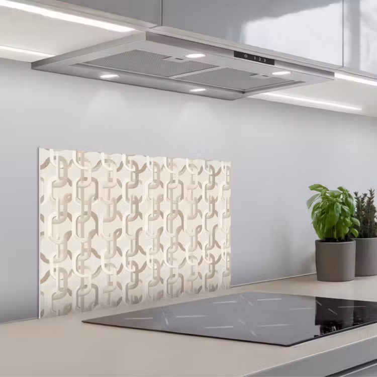 Fond de hotte - Motif - Abstrait - Beige — 1